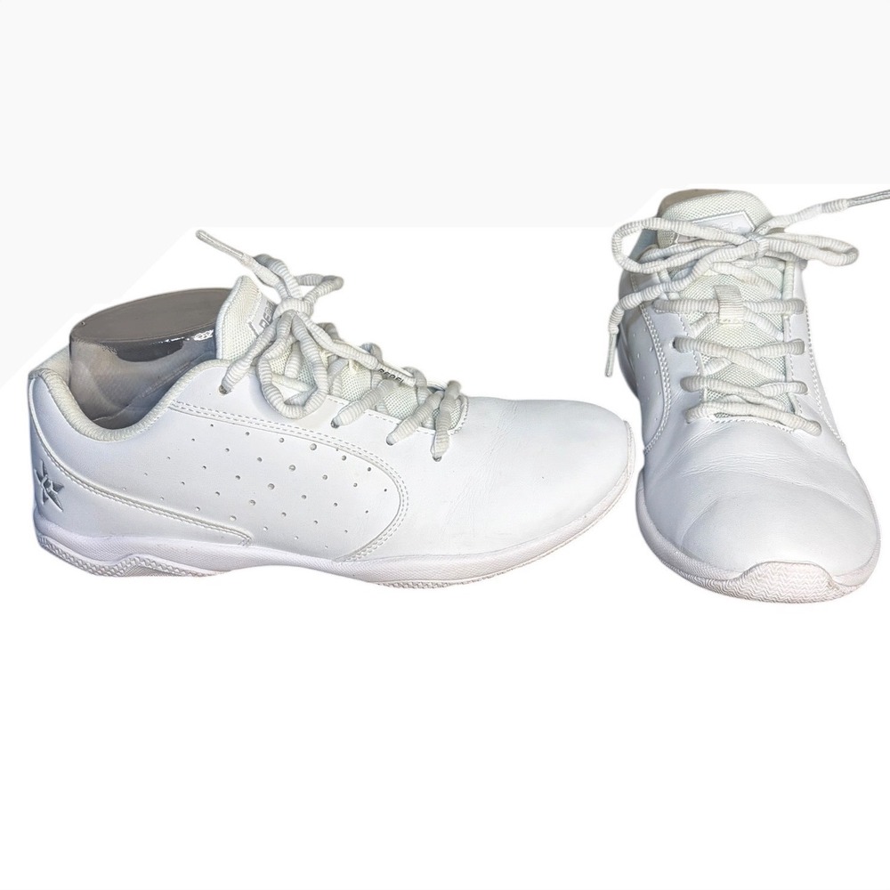 Rebel Athletic White Rise Cheerleading Shoes Low Top Women's Size 8.5